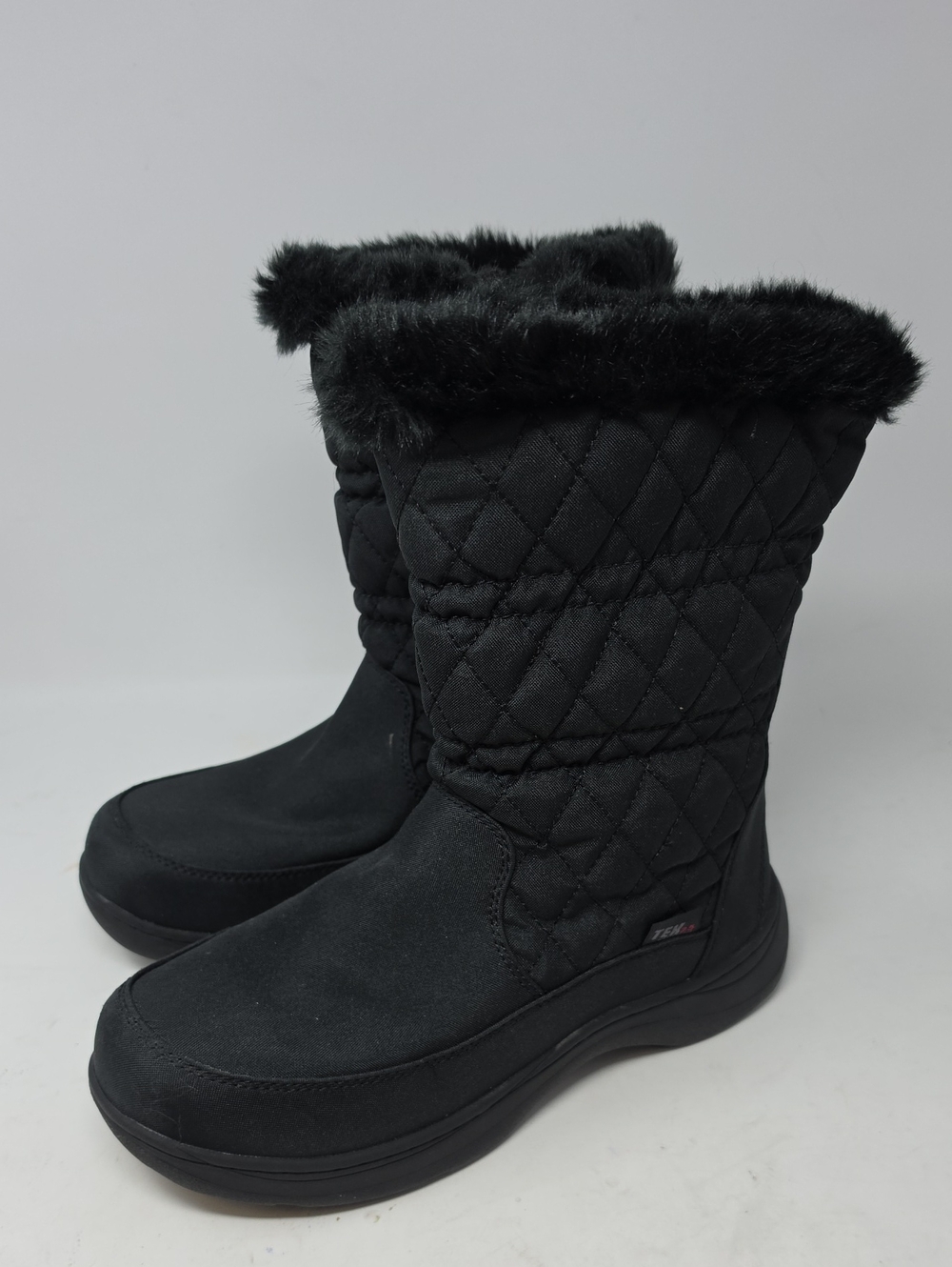 L.L. Bean Tek 2.5 Black Prima-loft 296497 Winter Commuter Snow Boots Women Sz 8